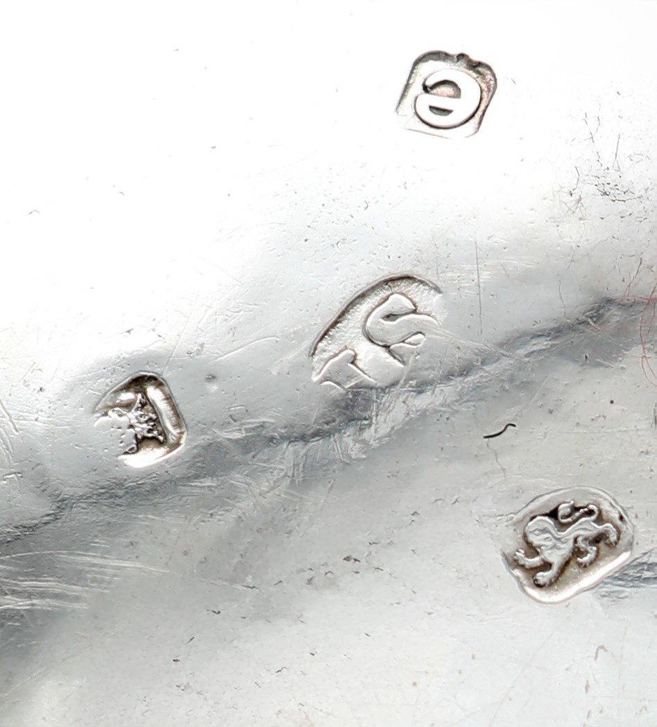 Tankard Giorgio III in argento, Londra 1780, argentiere Jas. Sutton