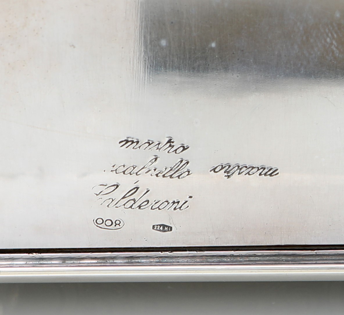 Scrigno in argento 800/000, Mastro Scalpello per Calderoni, Milano, XX secolo
