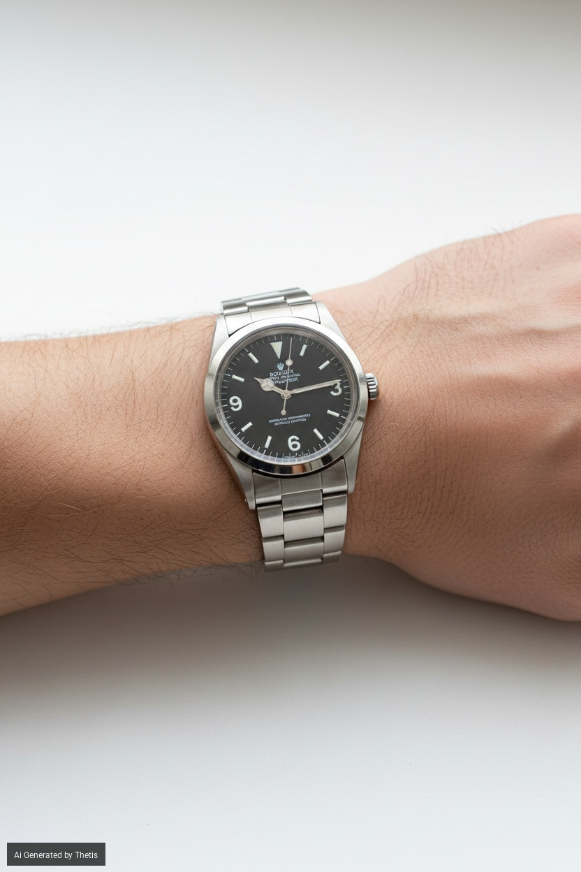 Rolex oyster perpetual Explorer in acciaio