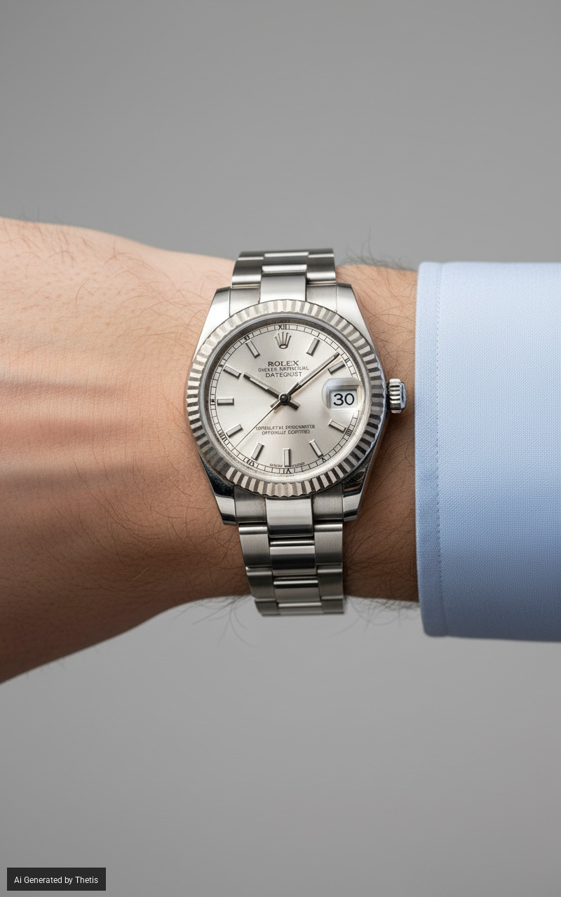 Rolex oyster perpetual Datejust in acciaio