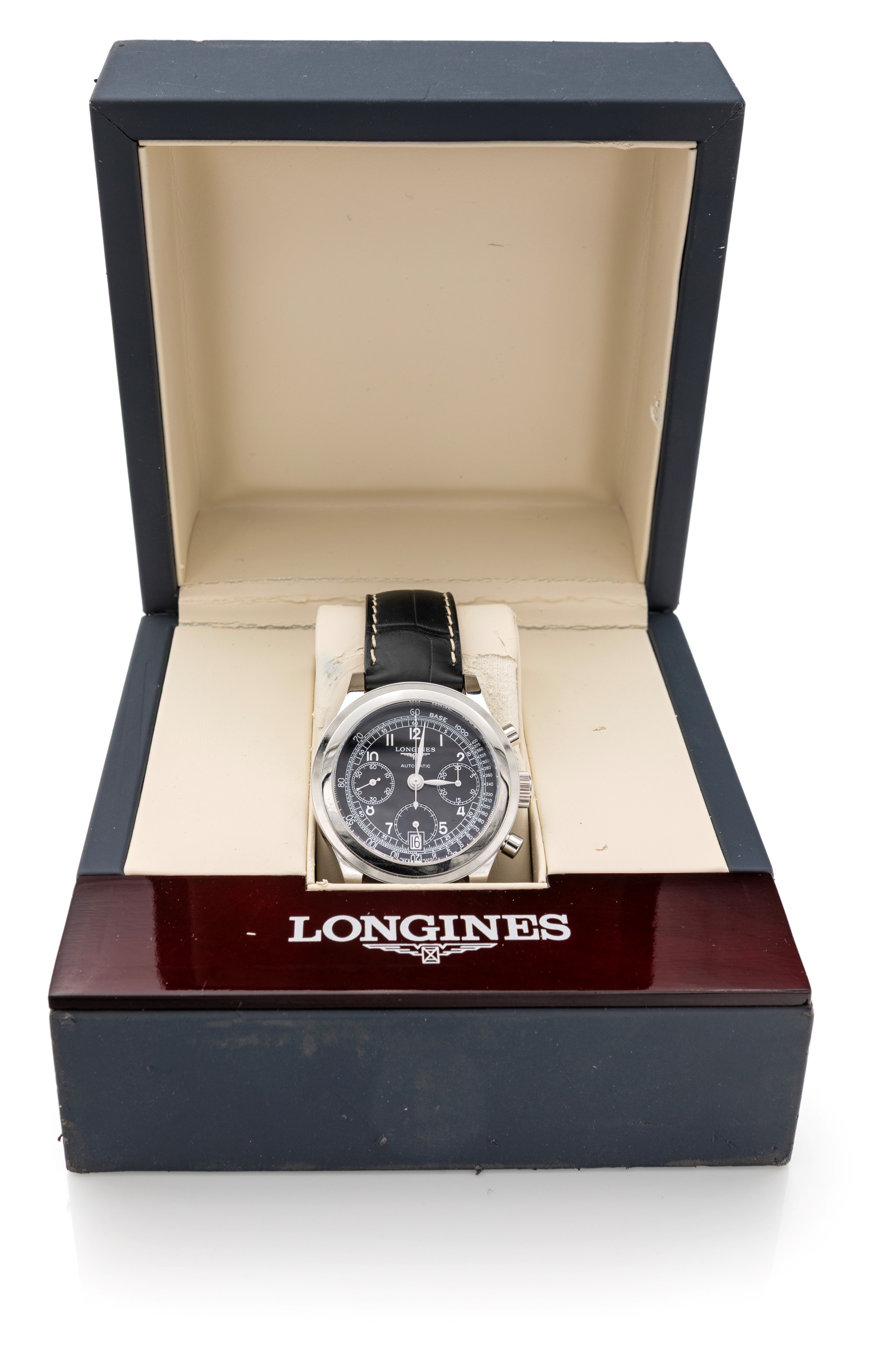 Longines cronografo Heritage 1942 in acciaio