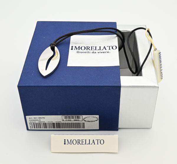 Ciondolo in acciaio e oro di Morellato  - Asta ASTA A TEMPO - Penne e Accessori da Scrivania - Casa d'Aste Arcadia