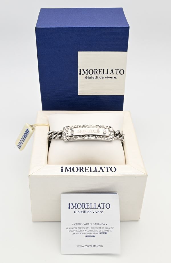 Braccialetto in acciaio di Morellato  - Asta ASTA A TEMPO - Penne e Accessori da Scrivania - Casa d'Aste Arcadia