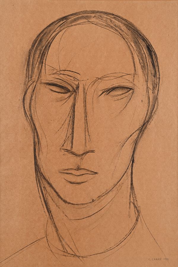 Carlo Carr&#224; - Studio di volto