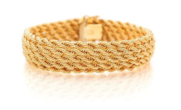 Bracciale a maglia in oro