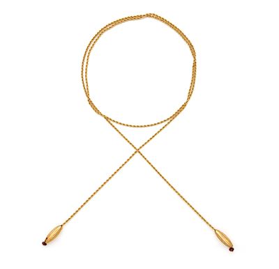 Saliscendi in oro, oro giallo 750/000