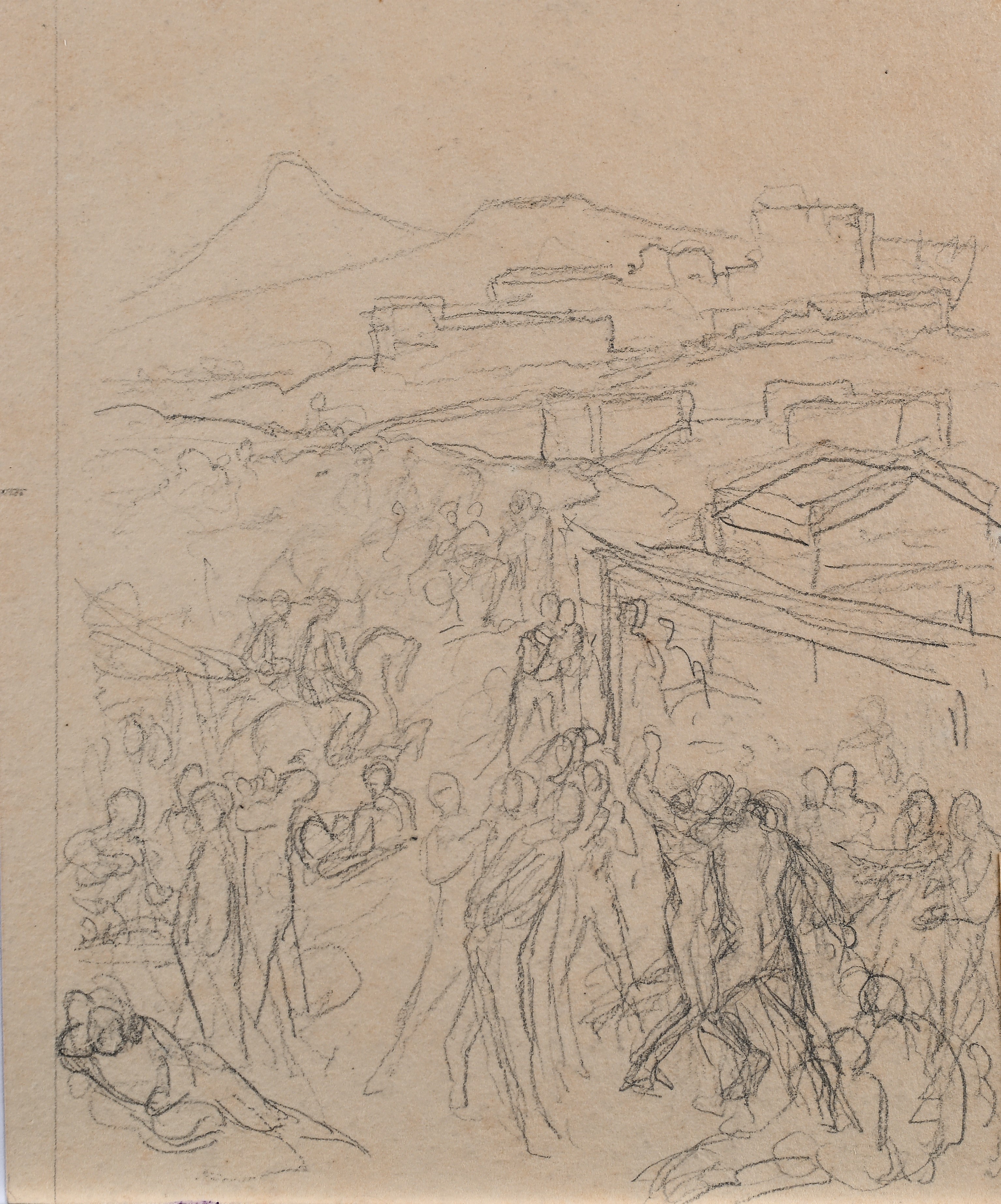 Recto: Omelia Pontificia - Verso: Studio di composizione