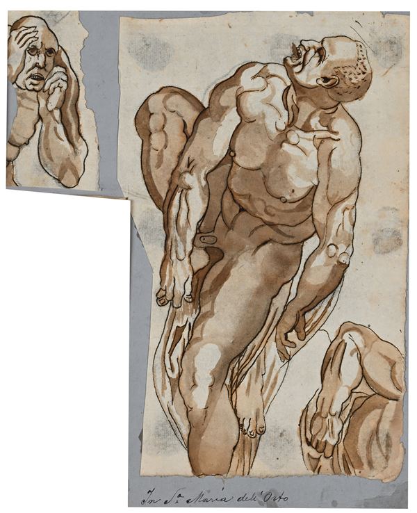 Studi dagli affreschi di Santa Maria dell'Orto