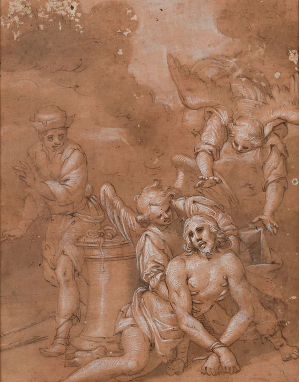 Cristo flagellato sorretto dagli angeli