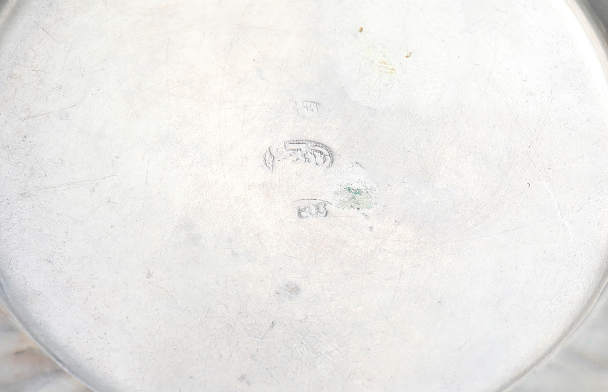 Sei coppette baccellate, ceramica, cm 4,5x13,5