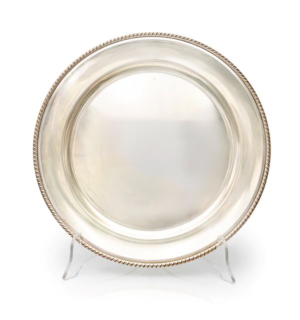 Piatto da portata in argento