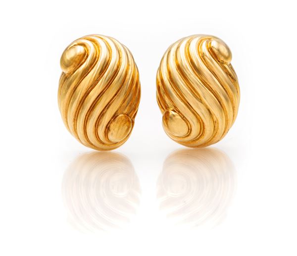 Webb, coppia di orecchini in oro