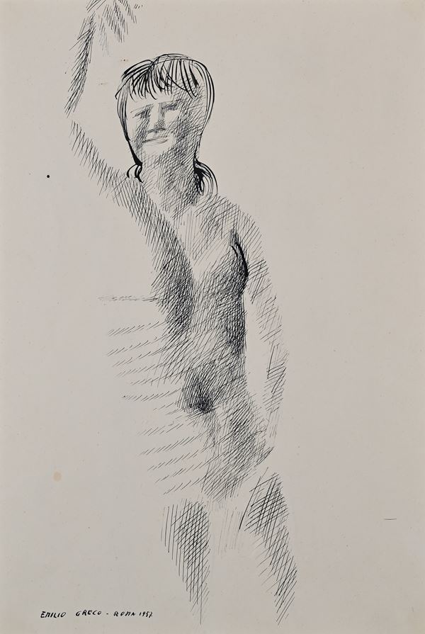 Emilio Greco - Nudo di donna in piedi