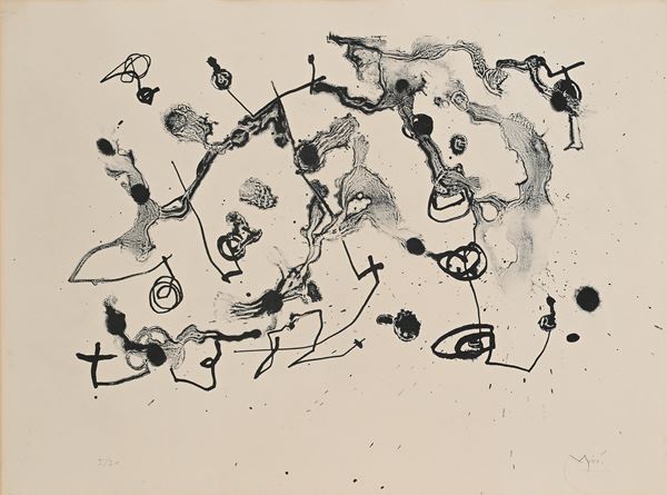 Joan Mirò - Serie II, Nero