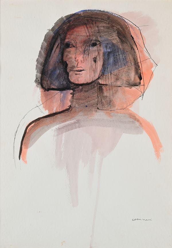 Bruno Cassinari - Ritratto di donna