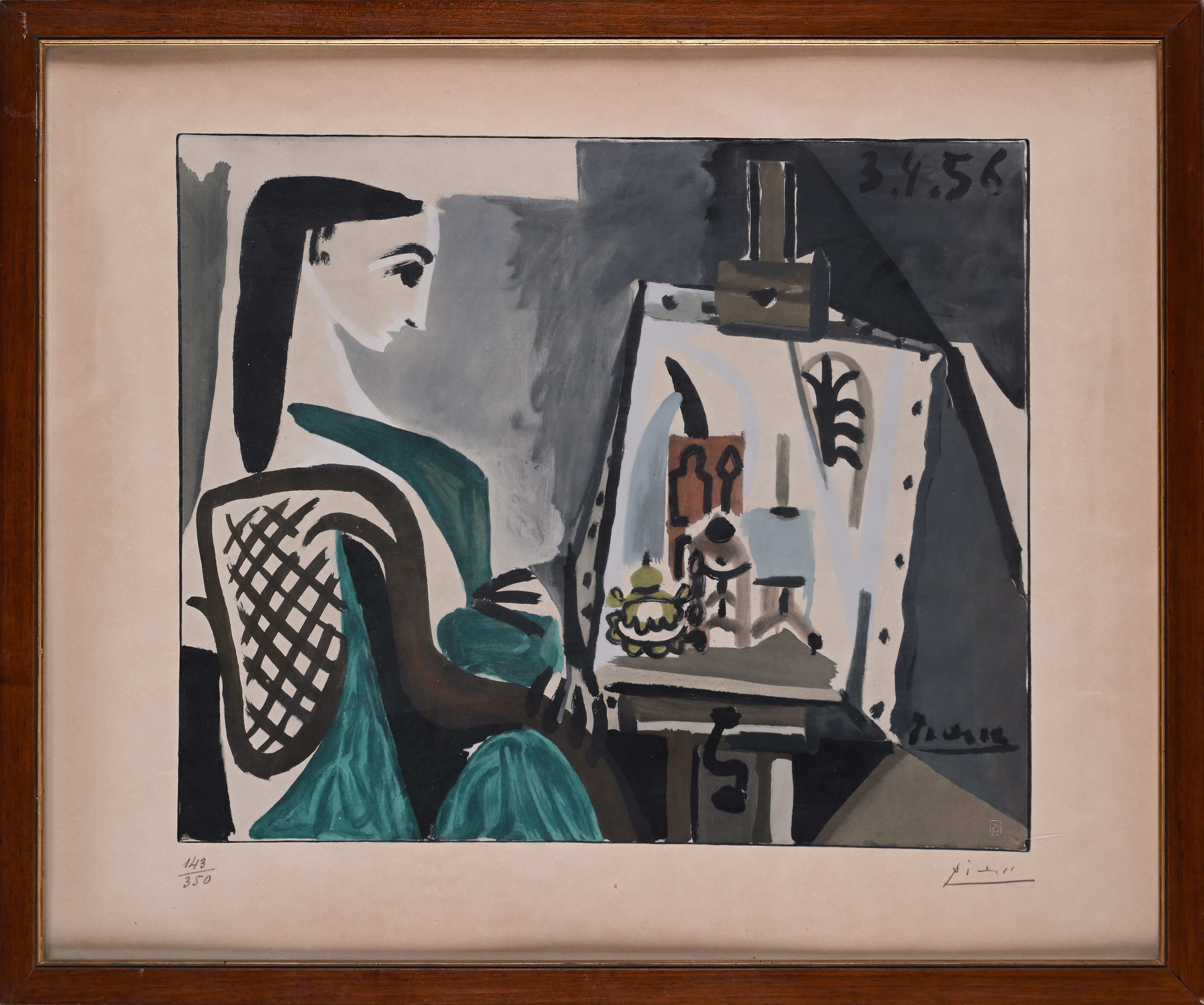 Femme dans l'atelier