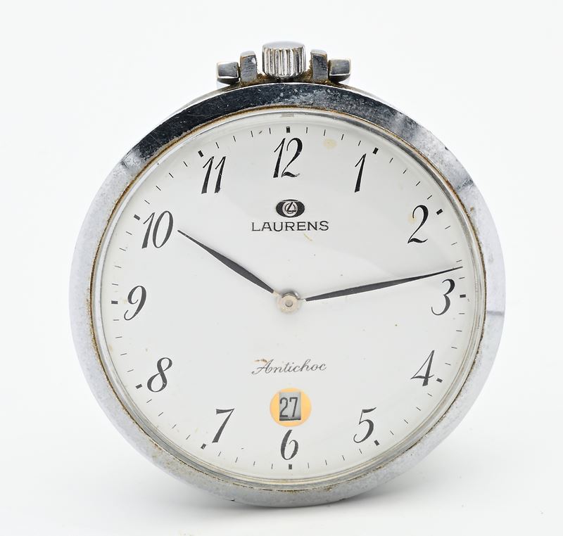 Laurens Antichoc (cal Cupillard 233.68e) - Orologio da Tasca Remontoir con Datario in Metallo Cro...