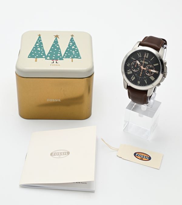 Fossil  FS4813 11310 - Orologio da polso al quarzo Cronografo da uomo in acciaio