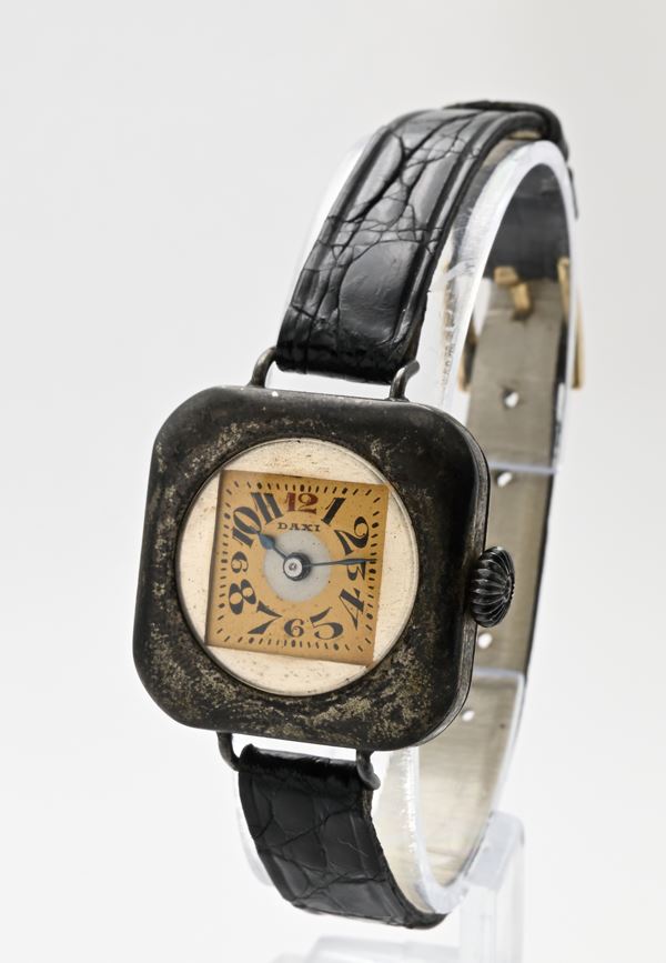 Daxi - Orologio da polso a carica manuale da donna in argento 800/000