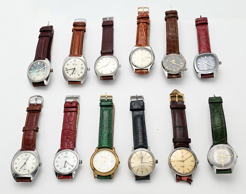 Orologi da Polso a Carica Meccanica e Automatici da Uomo: 9 Recanti Marchio Perseo, 2 Recanti Sei...
