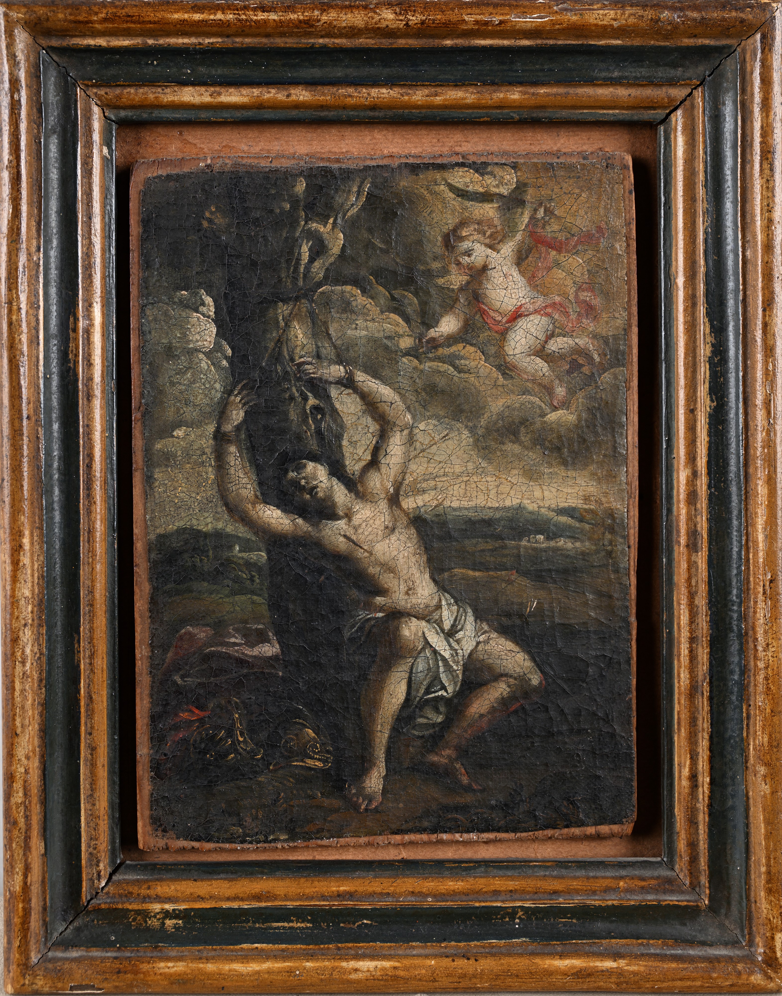 San Sebastiano soccorso dall'angelo