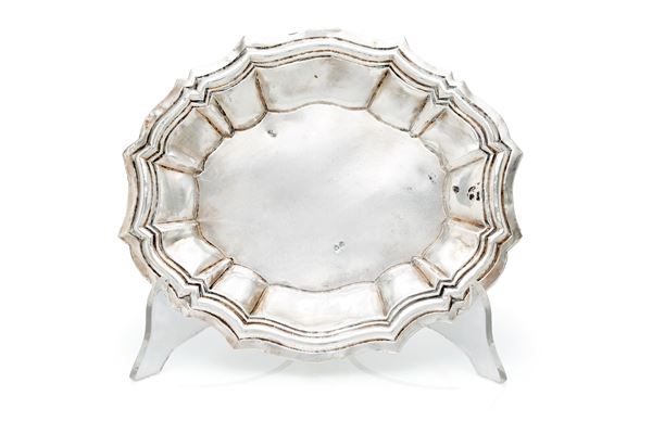 Vassoietto ovale sagomato, Roma, Stato Pontificio