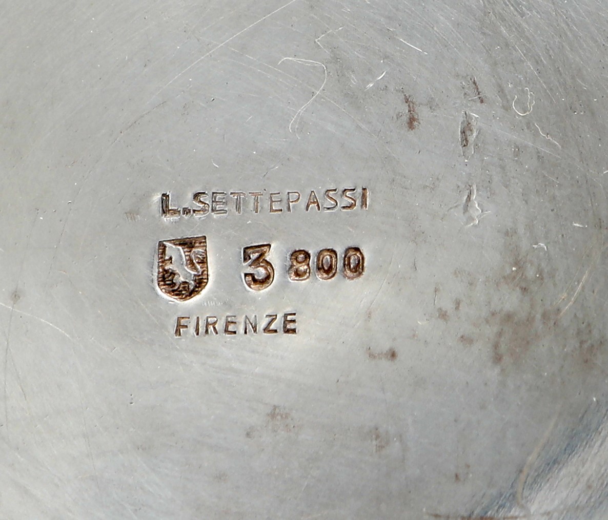 Servizio da tè e da caffè in argento 800/000, Settepassi Firenze, XX secolo