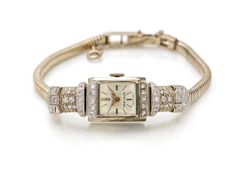 Rolex precision in oro e diamanti