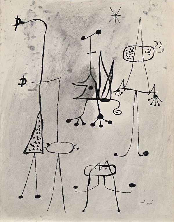 Joan Mir&#242; - Figure Astratte
