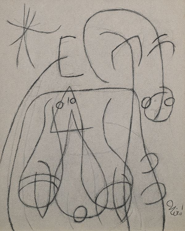 Joan Mir&#242; - Femme, oiseau, etoile