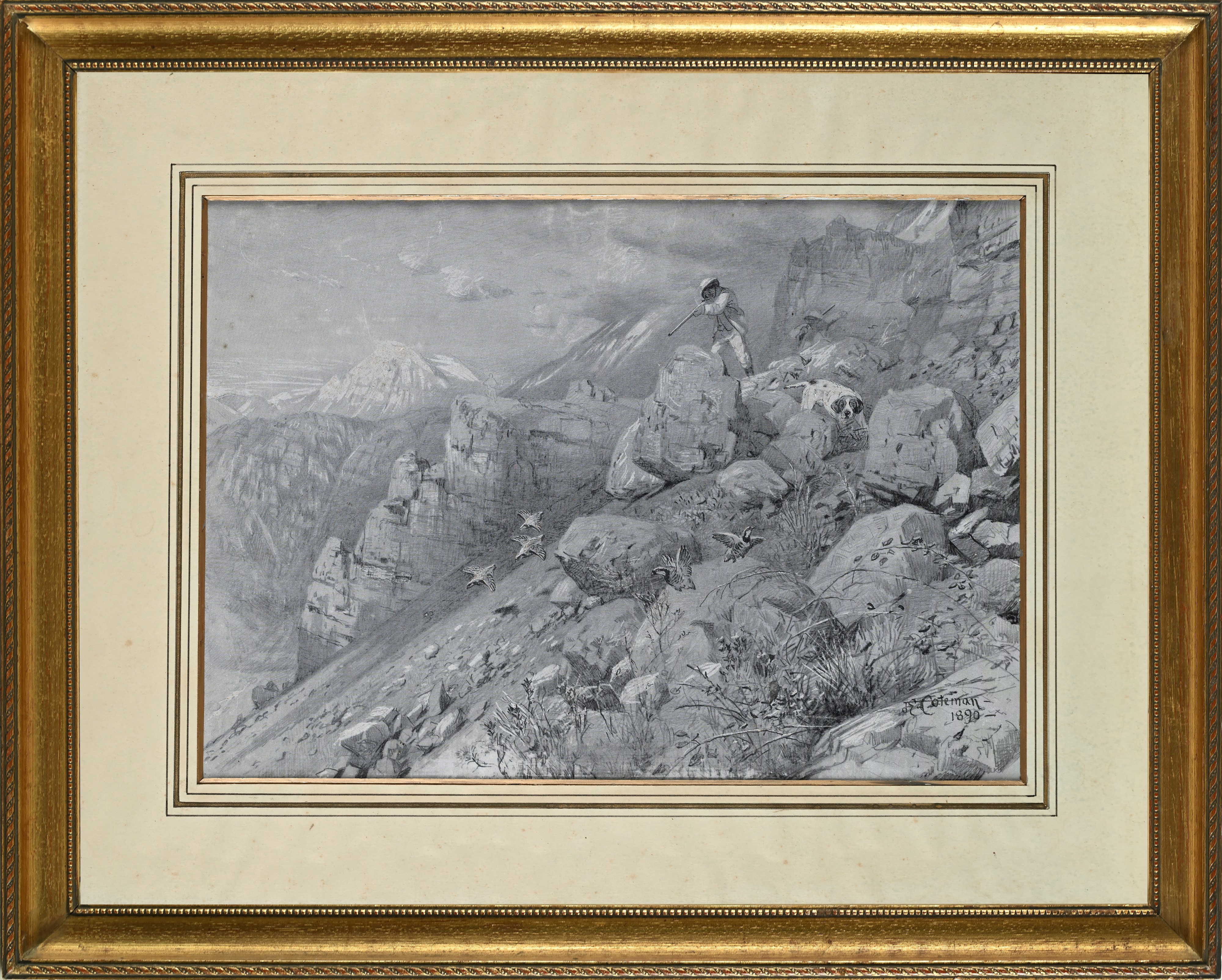 La caccia in montagna