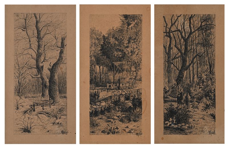 Tre paesaggi all’aria aperta