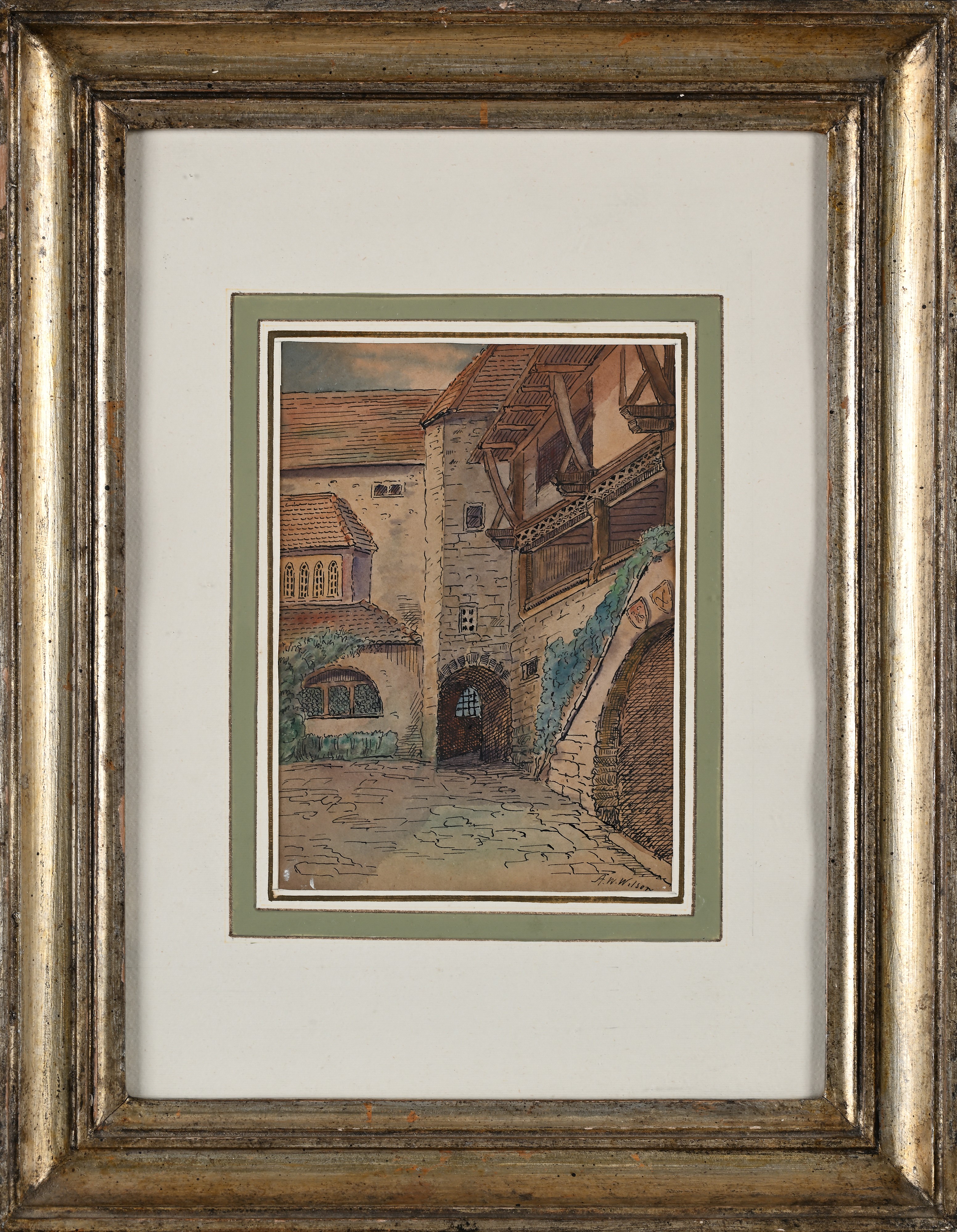 ‘Entrance – THUN – Castle’ e ‘Court ya Castle Rheinberger Balzas (Liechtenstein)’