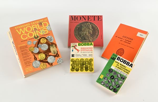 4 cataloghi e 1 libro di numismatica  - Auction Time Auction - Numismatic - Casa d'Aste Arcadia