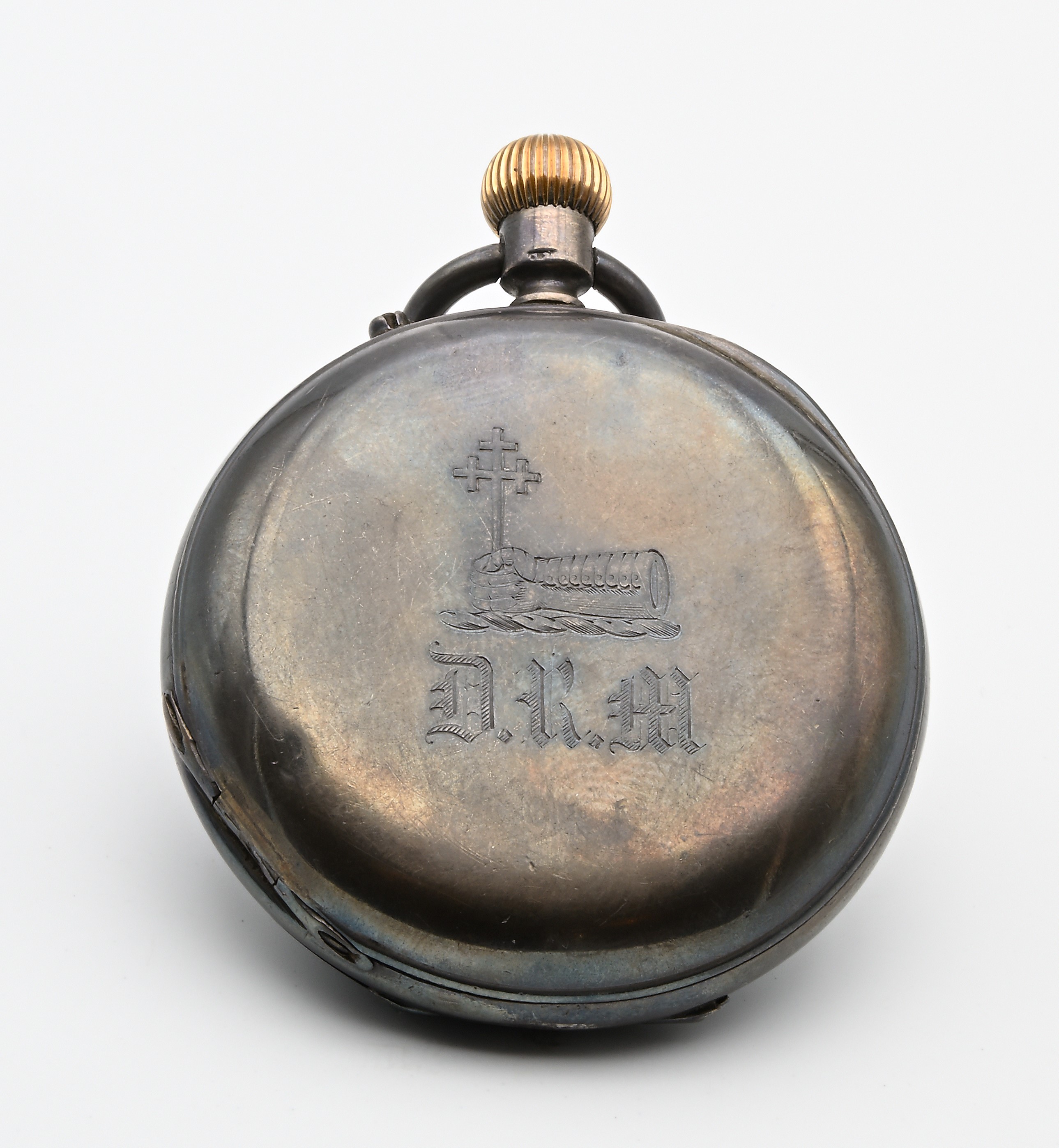 John Bennett Ltd London, Orologio da tasca savonette “occhio di bue” con scappamento ad ancora re...
