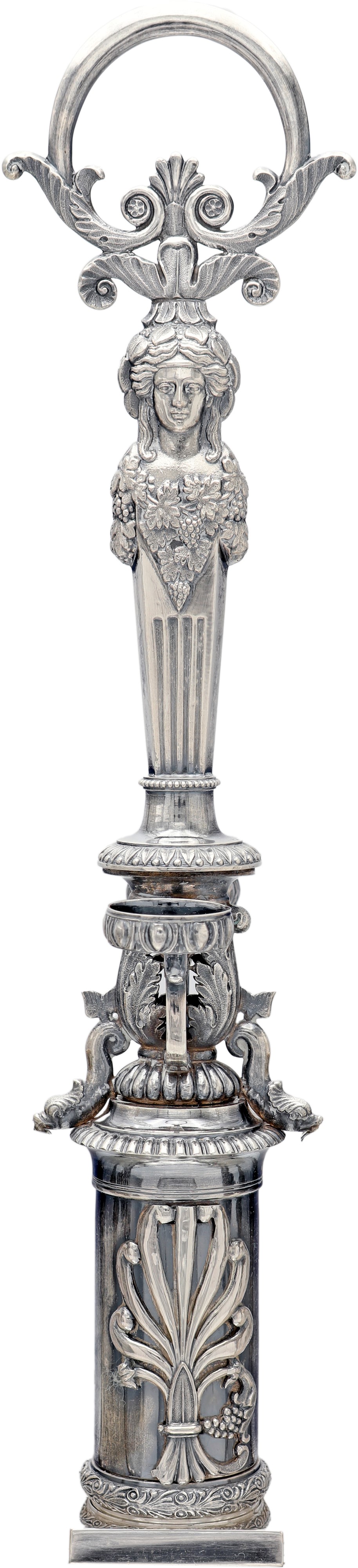 Acetoliera in argento, Regno Lombardo/Veneto, argentiere Luca Franceschini, attivo a Milano dal 1...