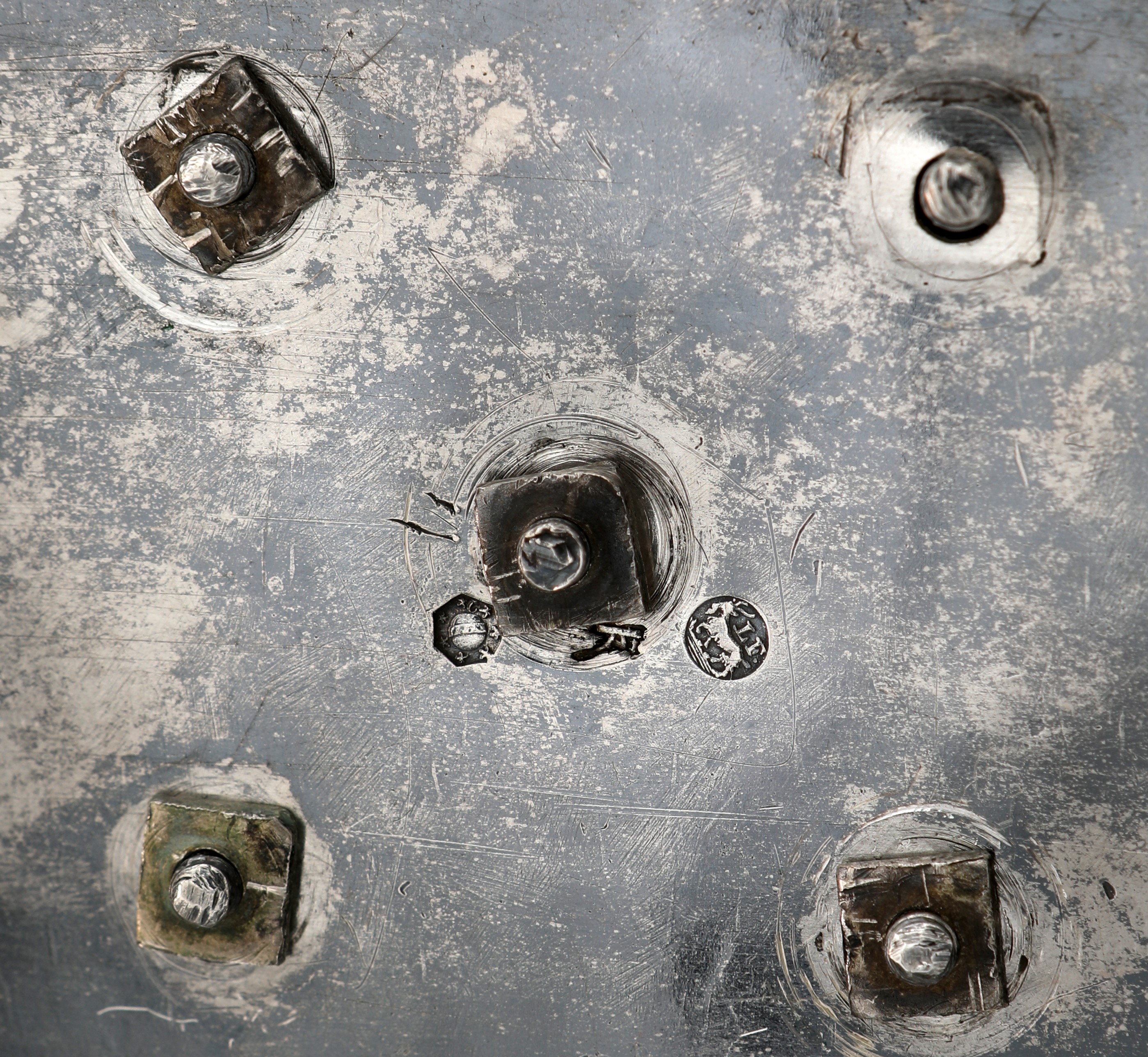 Acetoliera in argento, Regno Lombardo/Veneto, argentiere Luca Franceschini, attivo a Milano dal 1...