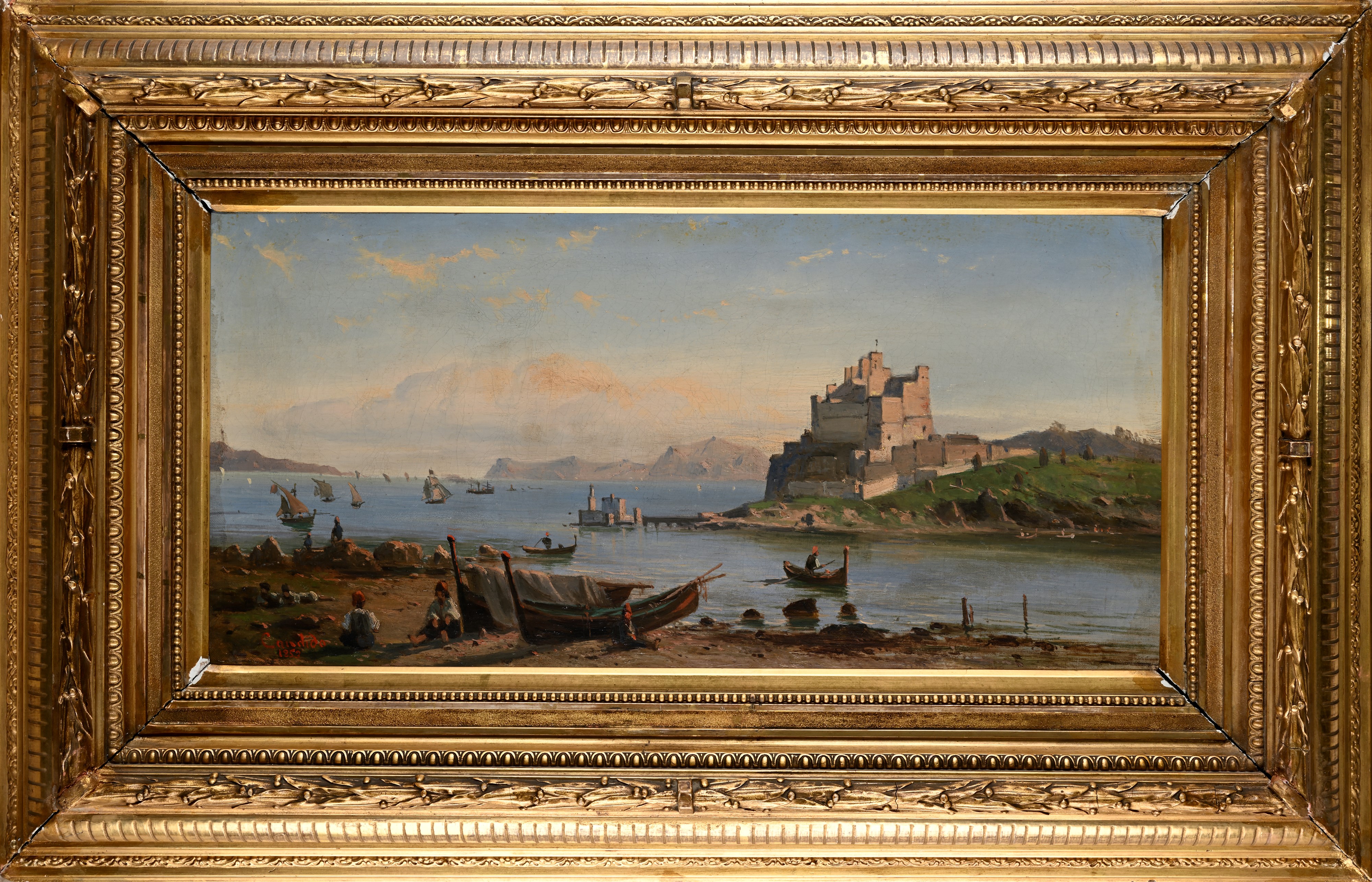 Veduta di Baia con il castello aragonese