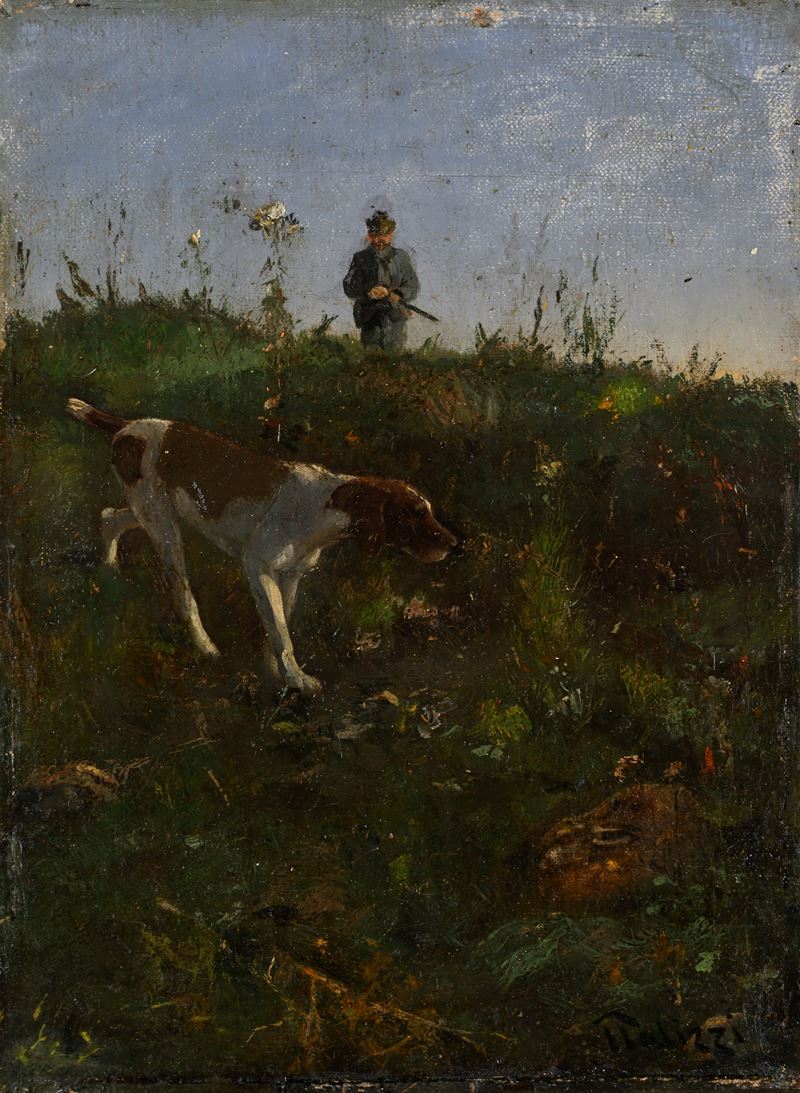 Cacciatore e cane