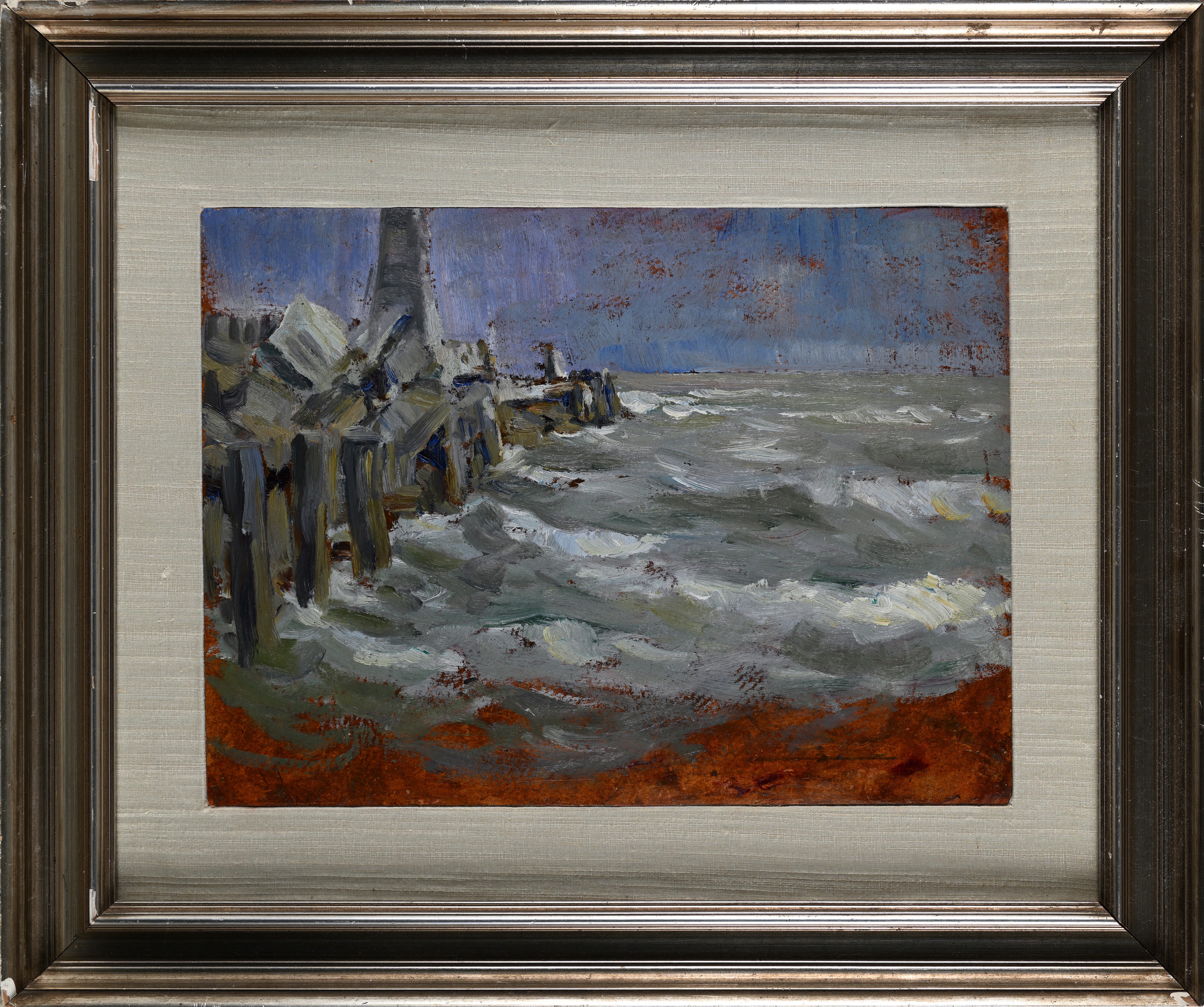 Mareggiata sugli scogli