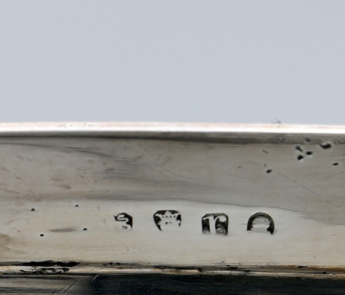 Centrotavola a navicella in argento, Londra 1752