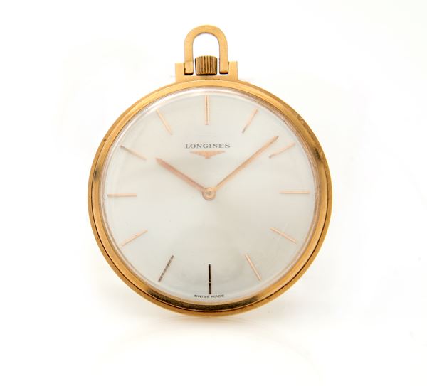 Longines orologio da tasca in oro