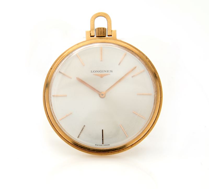 Longines orologio da tasca in oro