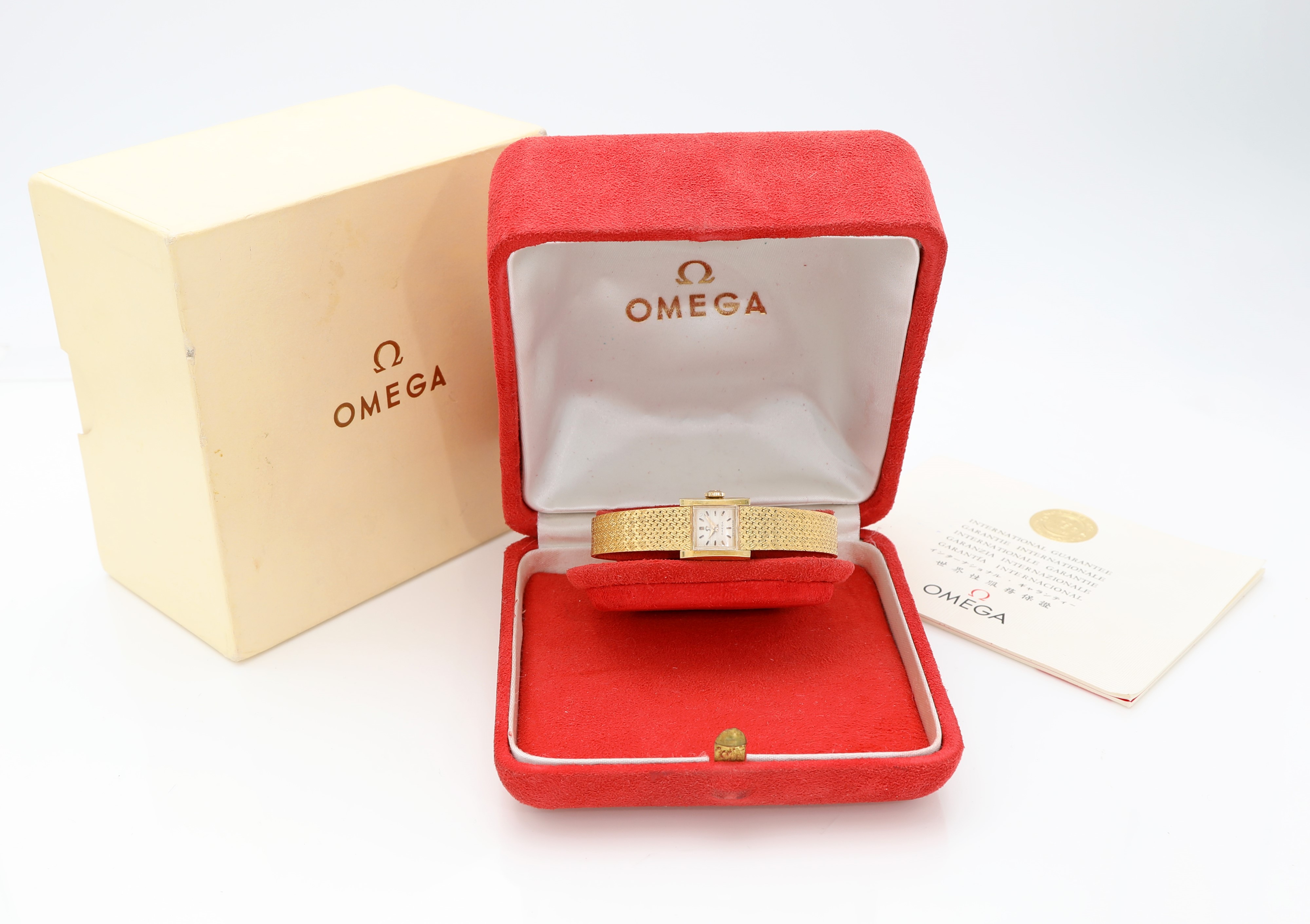 Omega da polso da donna in oro