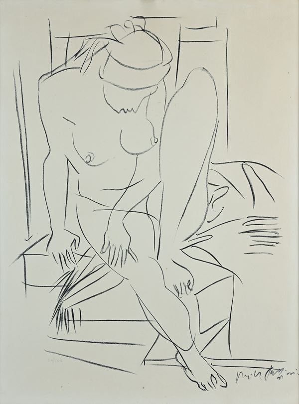 Pericle Fazzini - Nudo di donna