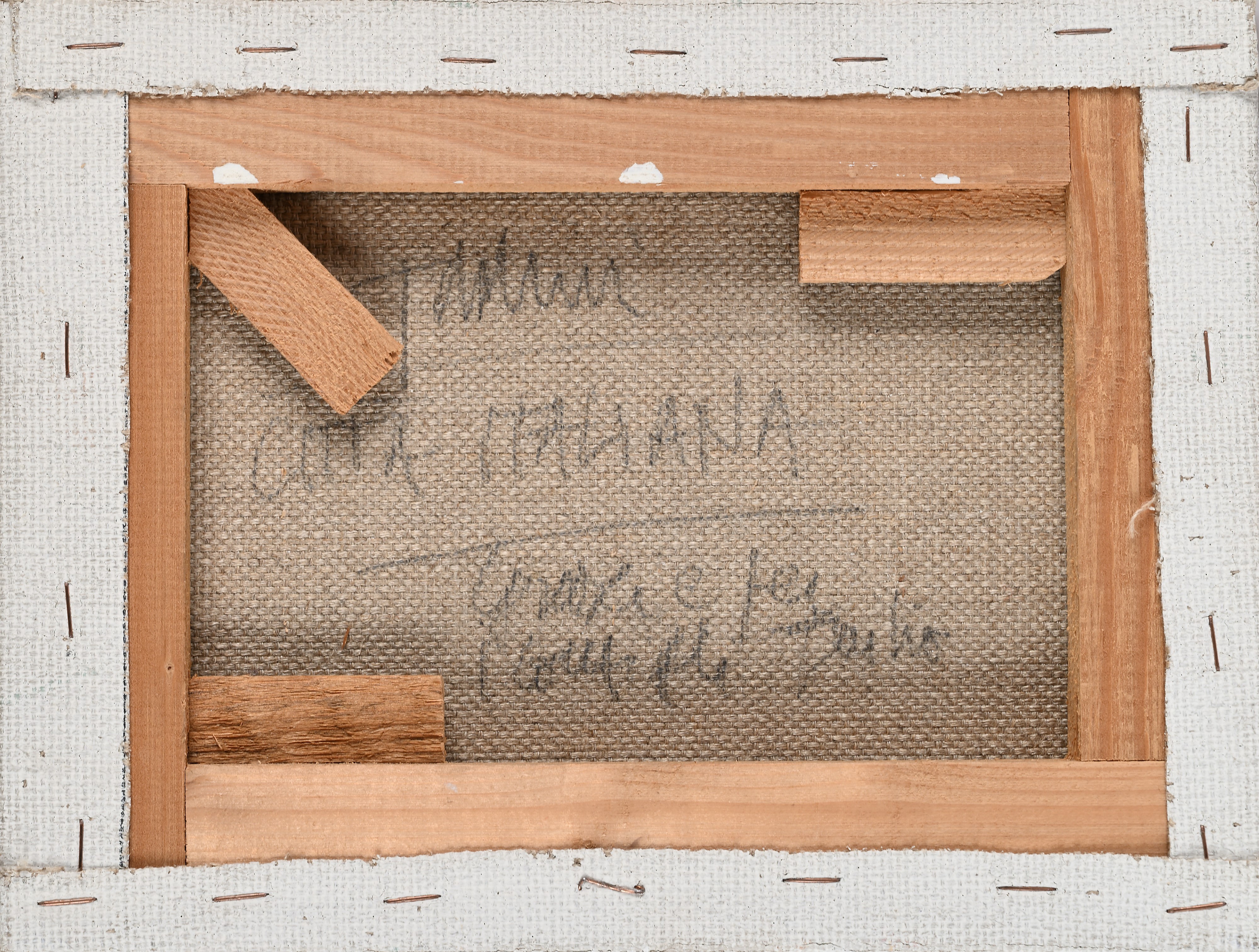 Emilio Tadini - Città italiana, olio su tela
