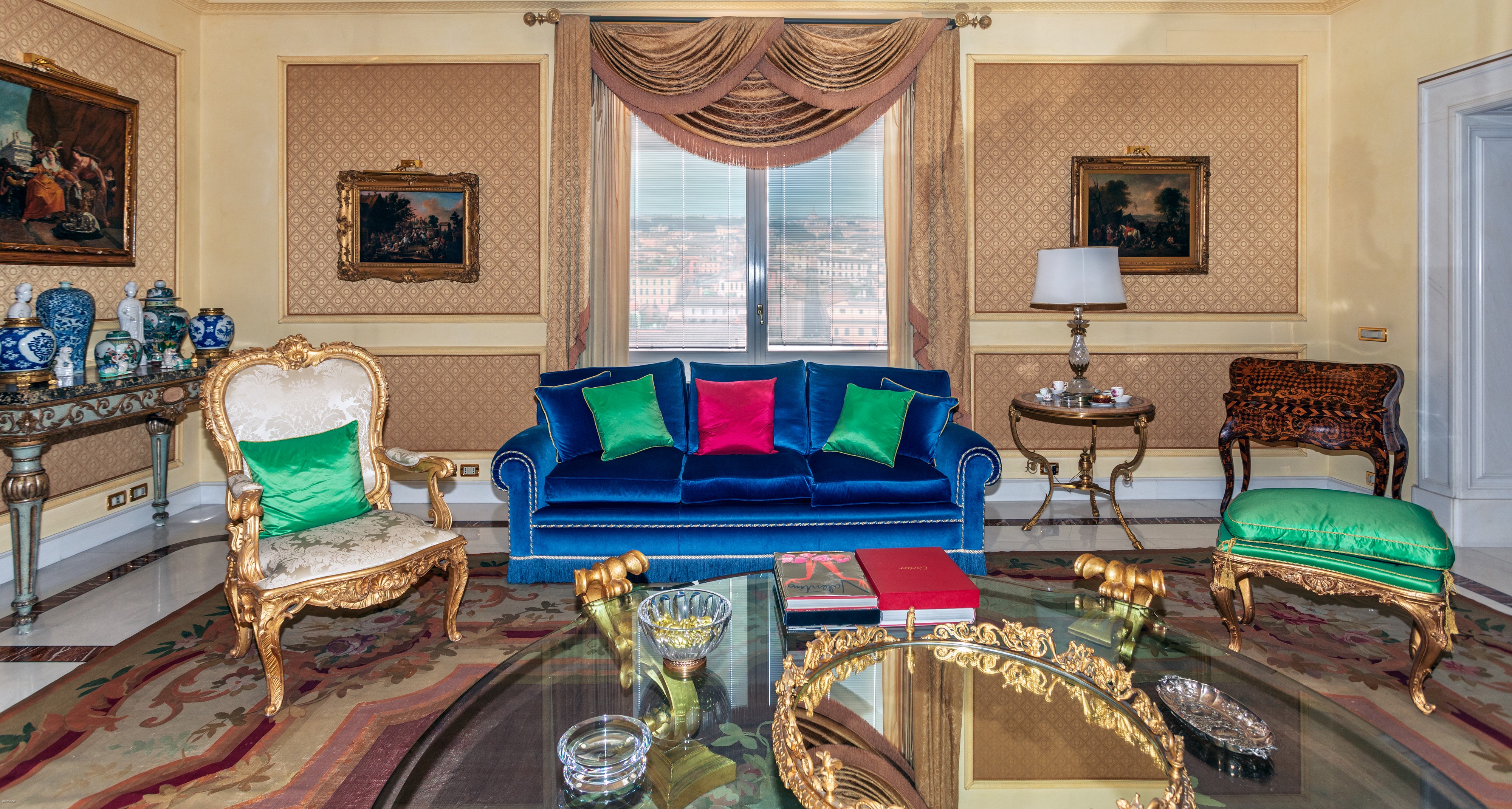 a) Scena di taverna all'aperto; b) Scena contadina con carrozza