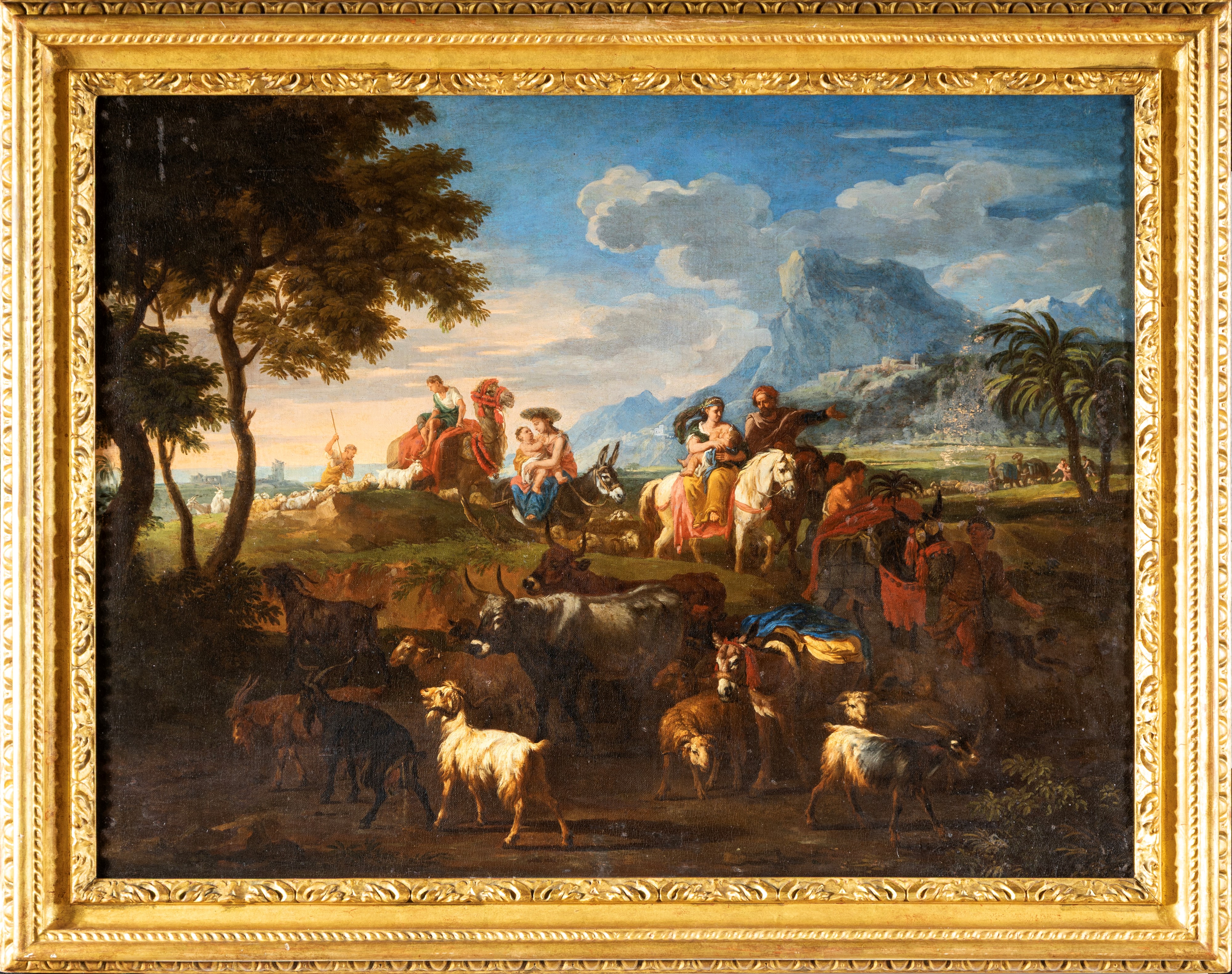 Paesaggio con il viaggio di Giacobbe in Egitto