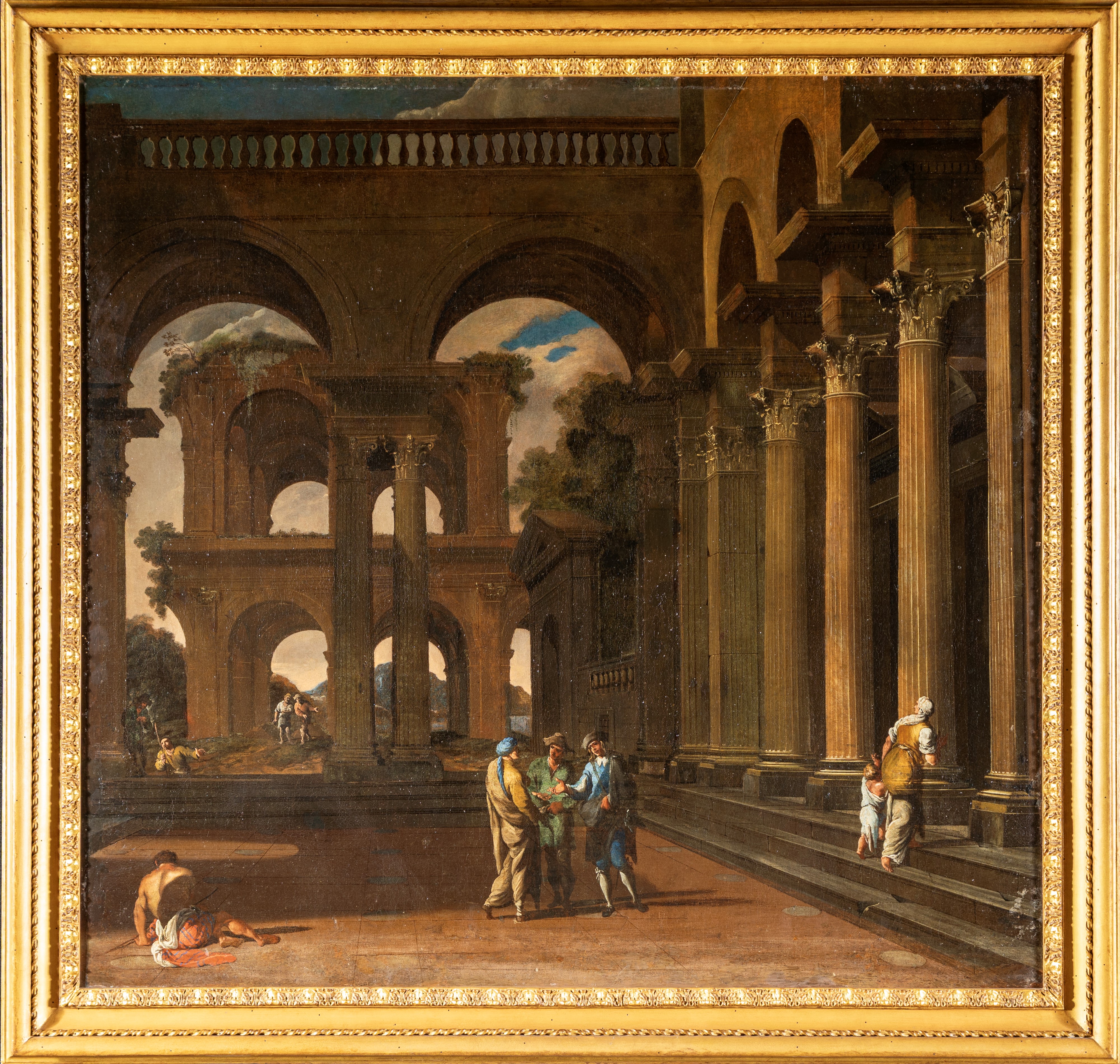 Coppia di fantasie architettoniche