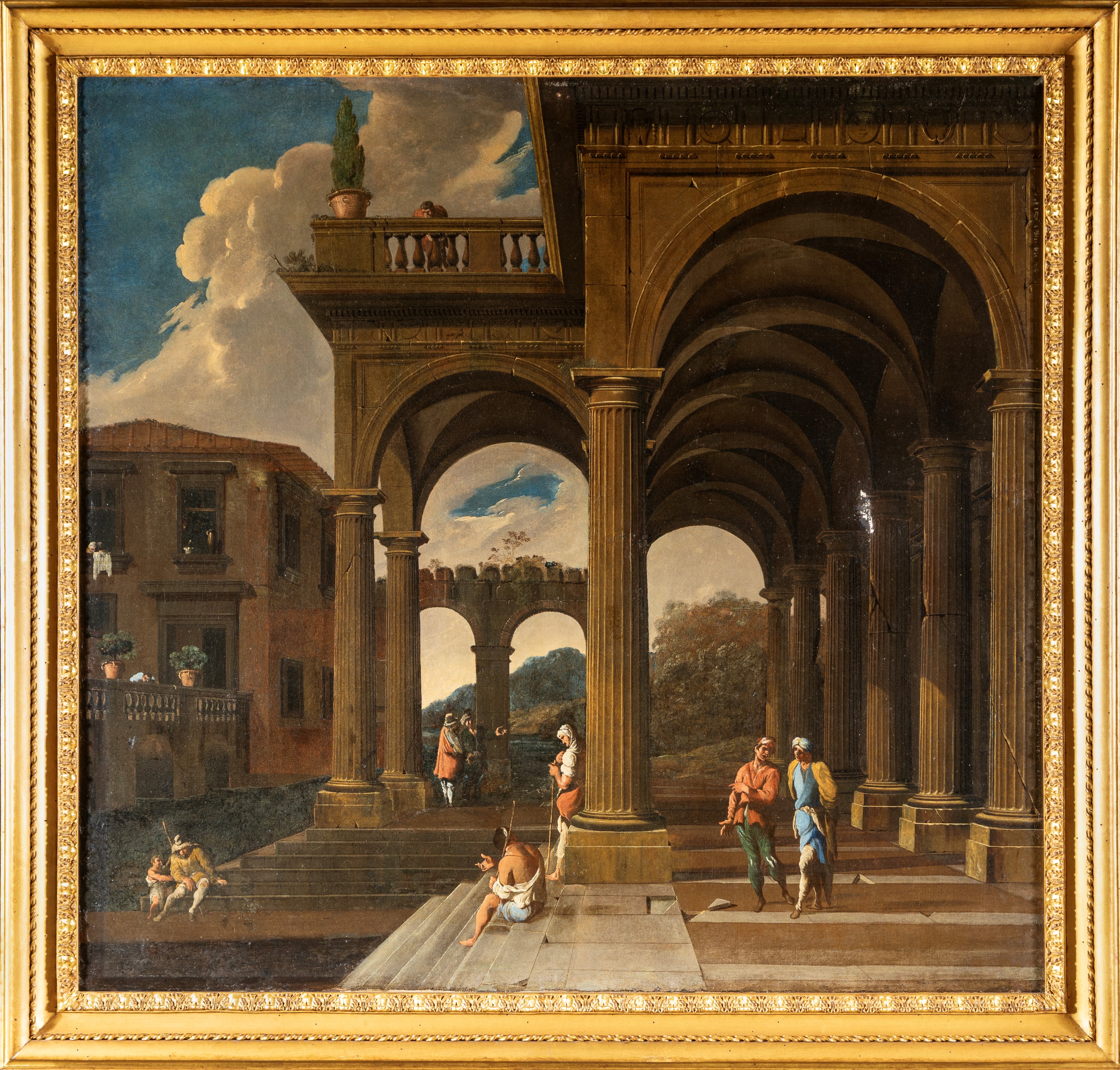 Coppia di fantasie architettoniche